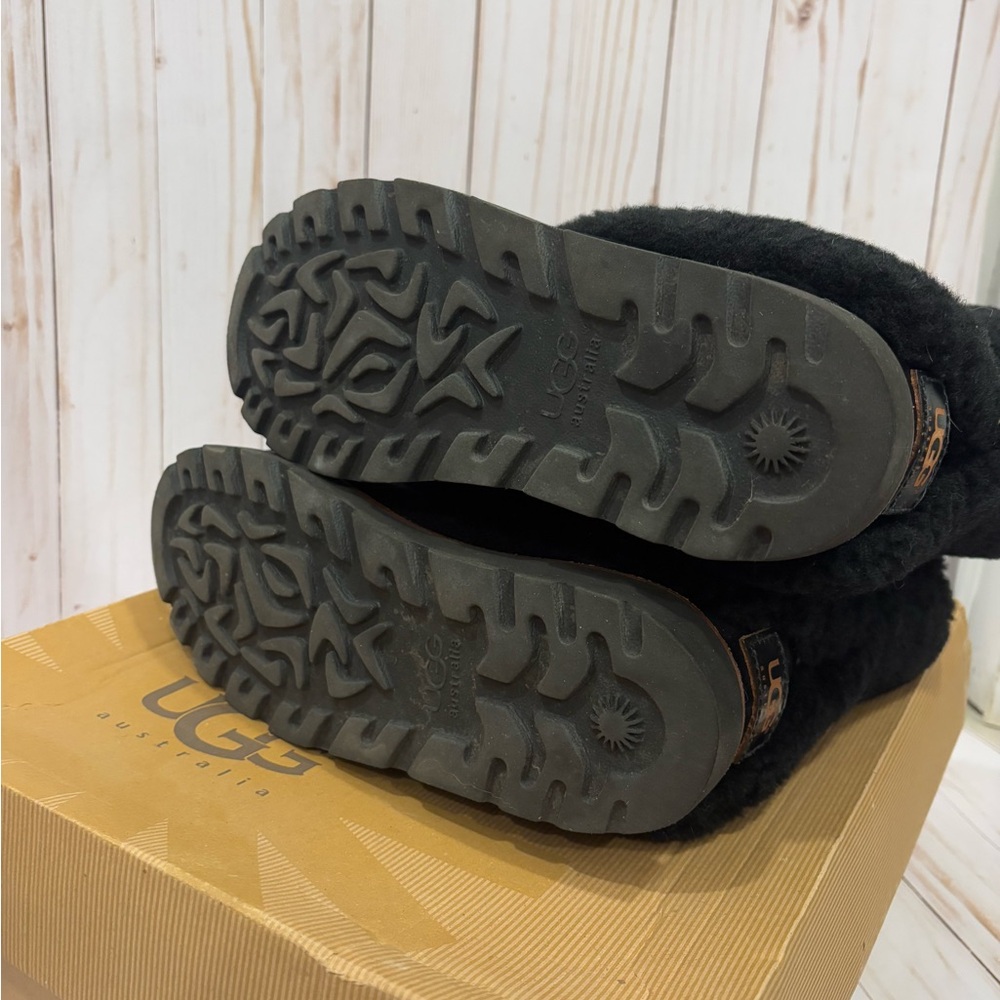 UGG Black Shearling Boots - Picture 3 of 6